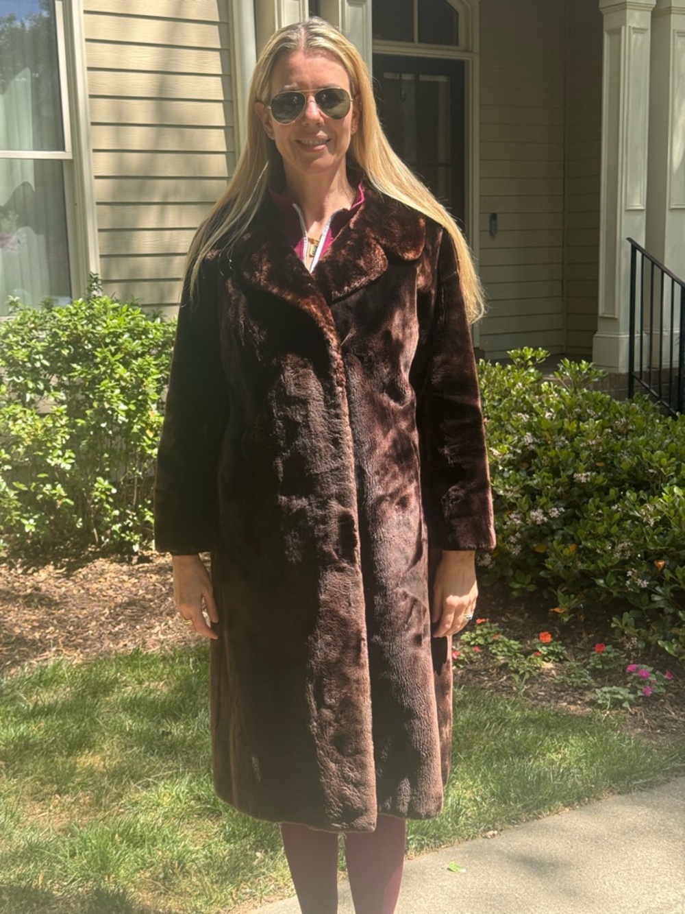Classic Women's Brown Seal Fur Coat, Kakas of Boston